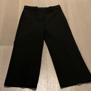 Theory Cropped wide leg pants.